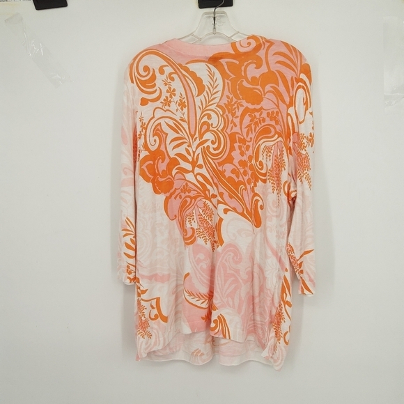 TALBOTS 2X PATTERNED KNIT TOP - Picture 6 of 6